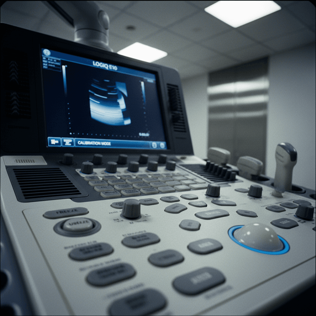 Diagnostic ultrasound machine control panel